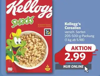Combi Kellogg's Cerealien aanbieding