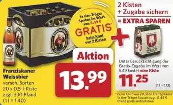 Combi Franziskaner Weissbier aanbieding
