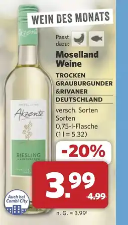 Combi Moselland Weine aanbieding
