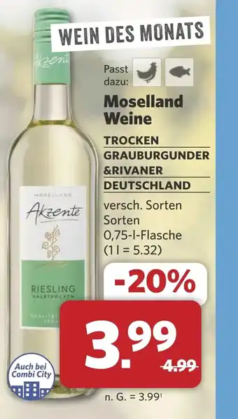 Combi Moselland Weine aanbieding