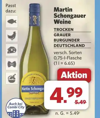 Combi Martin Schongauer Weine aanbieding