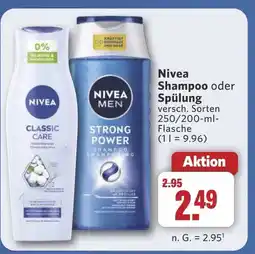 Combi Nivea Shampoo oder Spülung aanbieding