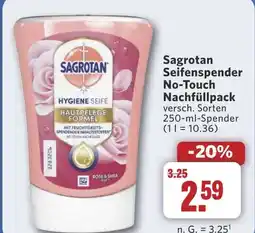 Combi Sagrotan Seifenspender No-Touch Nachfüllpack aanbieding