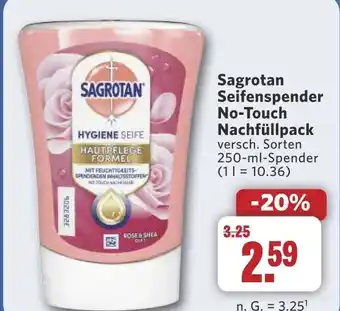 Combi Sagrotan Seifenspender No-Touch Nachfüllpack aanbieding