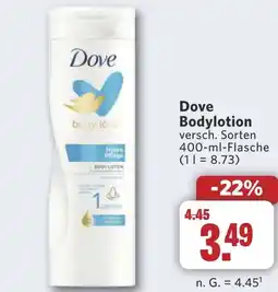 Combi Dove Bodylotion aanbieding