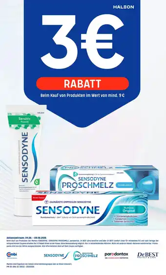 Combi 3€ RABATT Beim Kauf von Produkten im Wert von mind. 9 € aanbieding