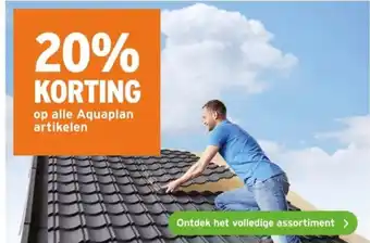 GAMMA Op alle Aquaplan artikelen aanbieding