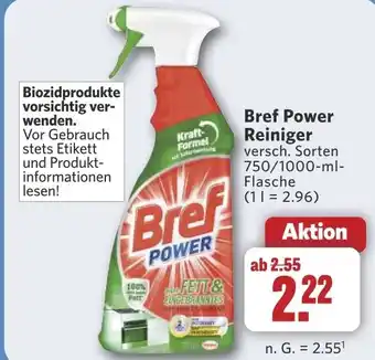 Combi Bref Power Reiniger aanbieding