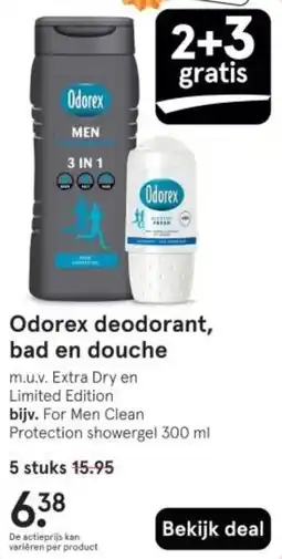 Etos Odorex deodorant, bad en douche aanbieding