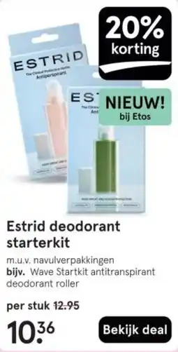 Etos Estrid deodorant starterkit aanbieding