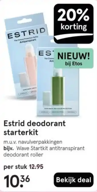 Etos Estrid deodorant starterkit aanbieding