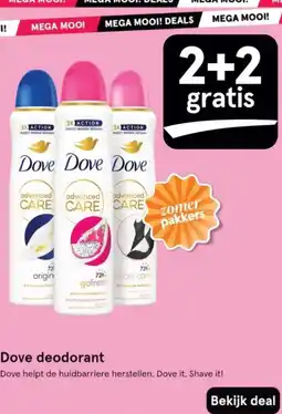 Etos Dove deodorant aanbieding