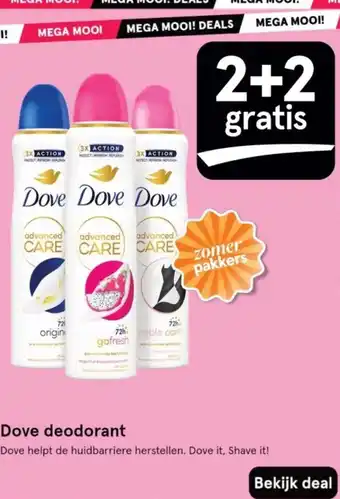 Etos Dove deodorant aanbieding