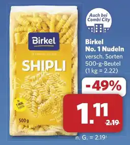 Combi Birkel No. 1 Nudeln aanbieding