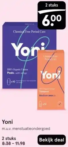 Etos Yoni aanbieding