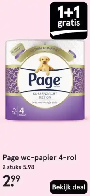Etos Page wc-papier 4-rol aanbieding