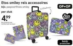 Etos Etos smiley reis accessoires aanbieding