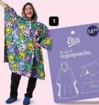 Etos 3-In-1 regenponcho smile aanbieding