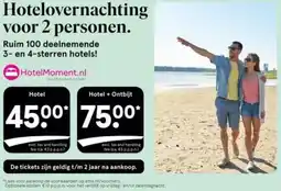 Etos Hotelovernachting voor 2 personen. aanbieding