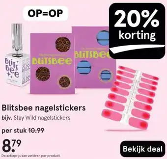 Etos Blitsbee nagelstickers aanbieding