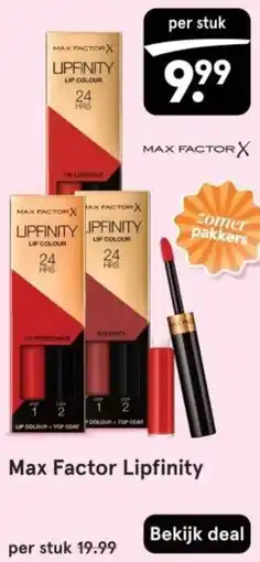 Etos Max Factor Lipfinity aanbieding