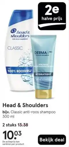 Etos Head & Shoulders aanbieding