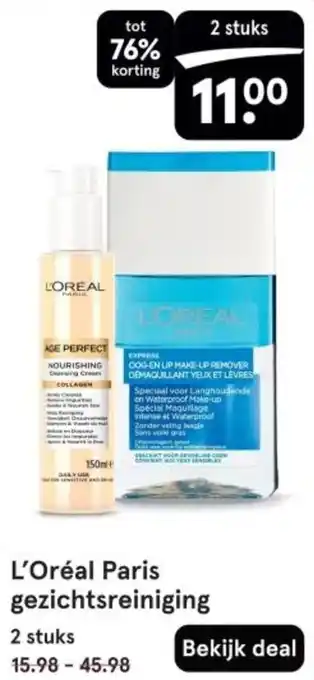 Etos L'Oréal Paris gezichtsreiniging aanbieding