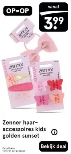Etos Zenner haaraccessoires kids golden sunset aanbieding