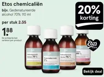 Etos Etos chemicaliën aanbieding