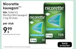 Etos Nicorette kauwgom aanbieding