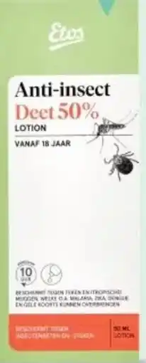 Etos Etos Anti-insect Deet 50% lotion aanbieding