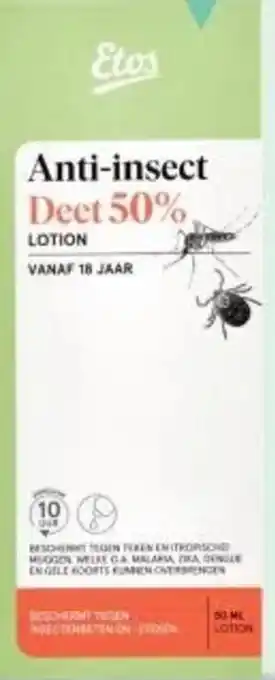 Etos Etos Anti-insect Deet 50% lotion aanbieding
