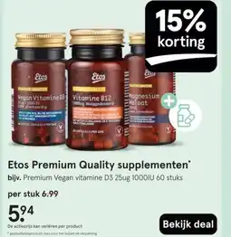 Etos Etos Premium Quality supplementen aanbieding