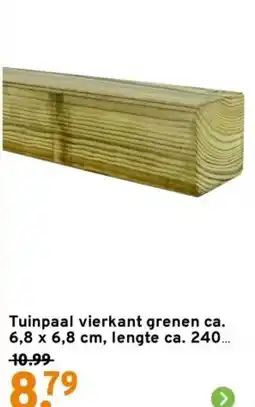 GAMMA Tuinpaal vierkant grenen aanbieding