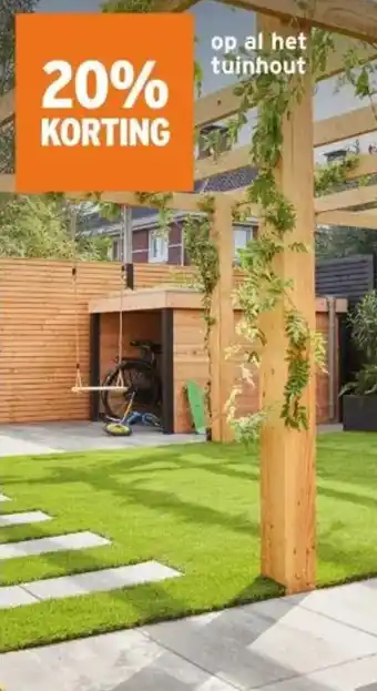 GAMMA Op al het tuinhout aanbieding