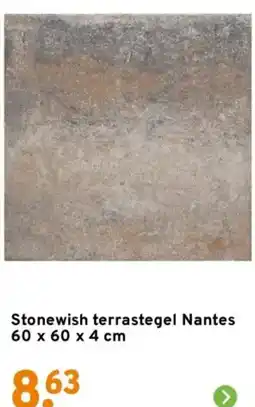 GAMMA Stonewish terrastegel Nantes aanbieding