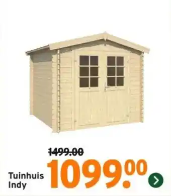 GAMMA Tuinhuis Indy aanbieding