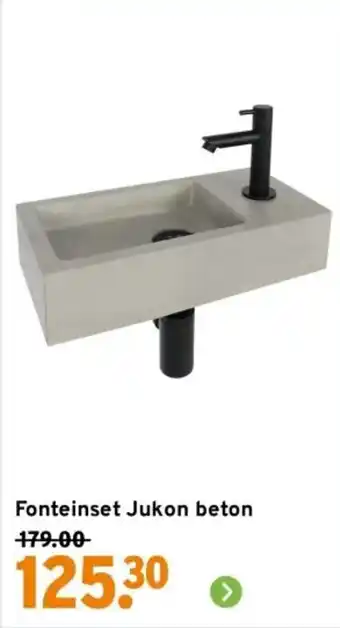 GAMMA Fonteinset Jukon beton aanbieding