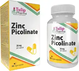 Amazon Zink Picolinate 30mg 180 Veganistische Capsules, 3rd Party Lab getest, Supplement met hoge weerstand aanbieding