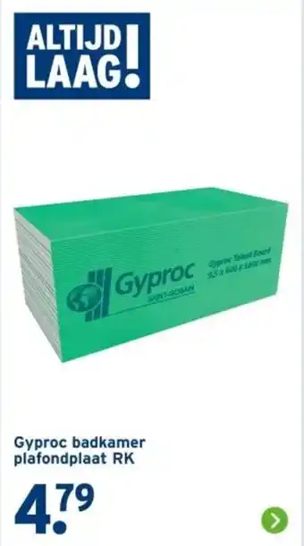 GAMMA Gyproc badkamer plafondplaat RK aanbieding