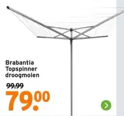 GAMMA Brabantia Topspinner droogmolen aanbieding