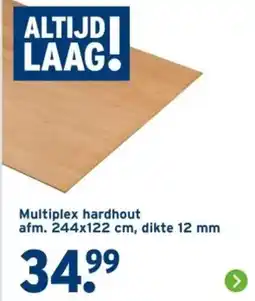 GAMMA Multiplex hardhout aanbieding