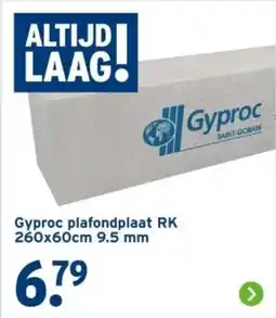 GAMMA Gyproc plafondplaat RK aanbieding