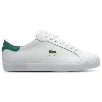 Foot Locker Lacoste Powercourt Heren Schoenen - Wit - Maat: 43 - Leer - Foot Locker aanbieding