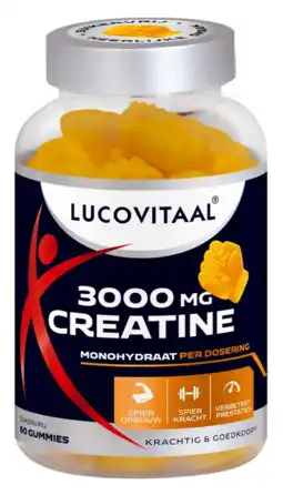 De Online Drogist Lucovitaal Creatine 3000Mg Gummies aanbieding