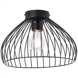 Praxis Brilliant plafondlamp Blacky ⌀28cm E27 aanbieding