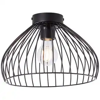 Praxis Brilliant plafondlamp Blacky ⌀28cm E27 aanbieding