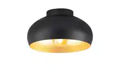 Praxis EGLO plafondlamp Mogano zwart goud ⌀30cm E27 aanbieding