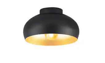 Praxis EGLO plafondlamp Mogano zwart goud ⌀30cm E27 aanbieding
