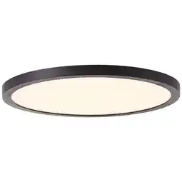 Praxis Brilliant plafondlamp LED Tuco zwart wit 16W aanbieding